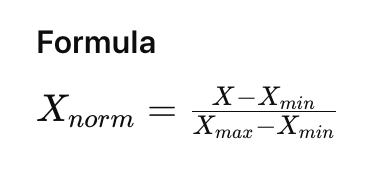 Normalization Formula